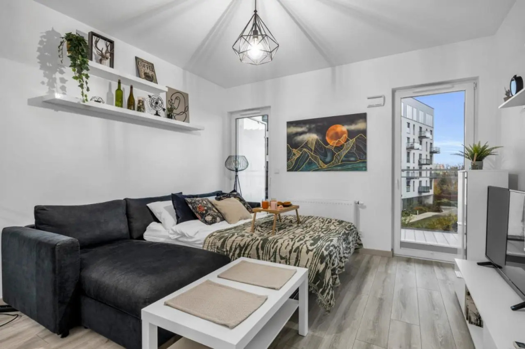 Targowa 10 studio for 4guest with balcony