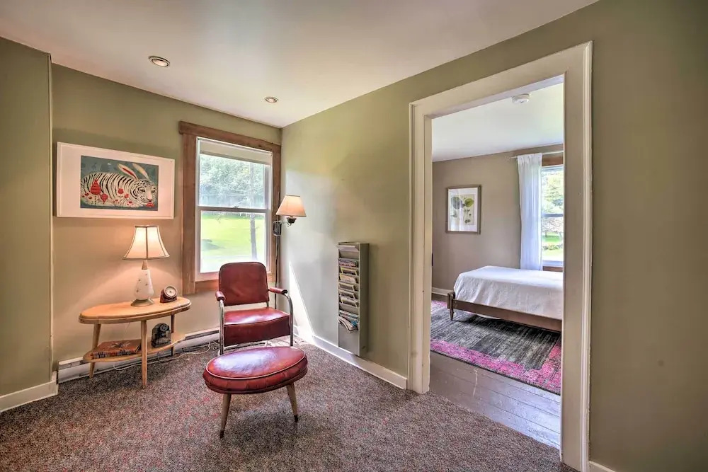 Game Room & Fire Pit: Peaceful Catskills Farmhouse