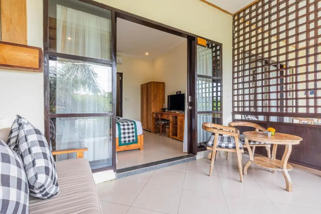 Номер Deluxe с красивым видом из окна в Meruhdani Boutique Hotel Ubud