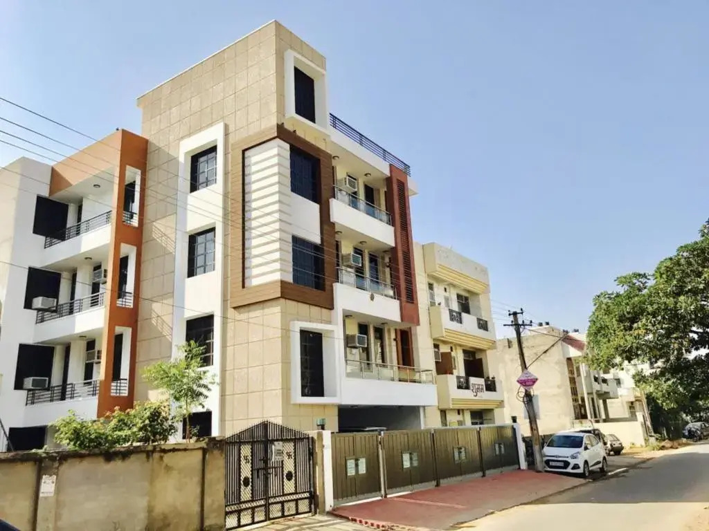 BluO 2BR Jaipur - Lift, Balcony, Parking, Terrace