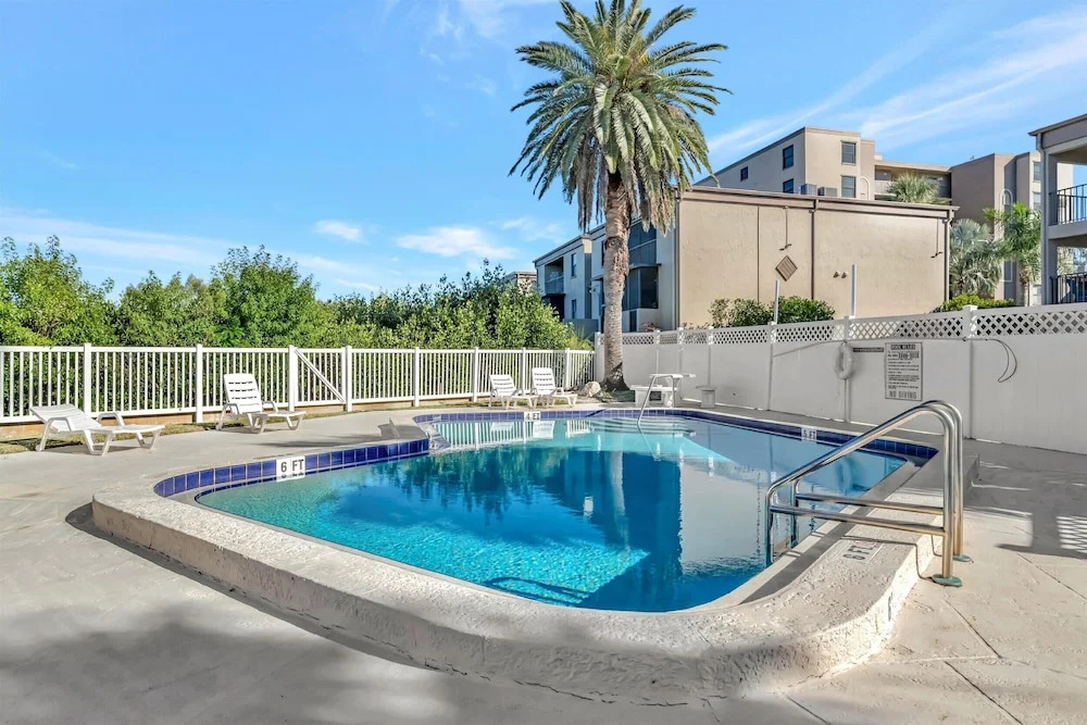 Beach Access Heated Pool Resort Condo for 8