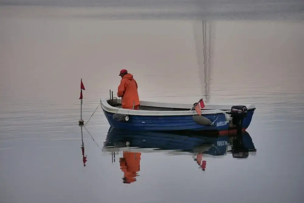 Hausboot in Kroeslin am Bodden