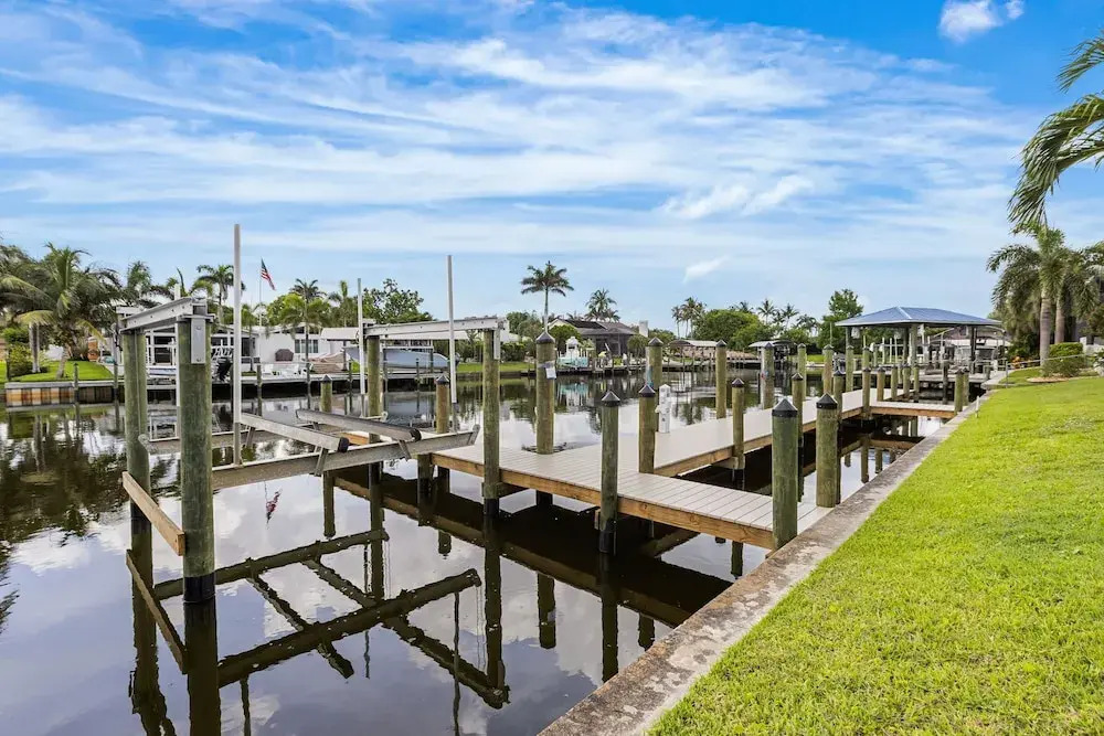 Riverfront Home w Private Dock Pool Beaches