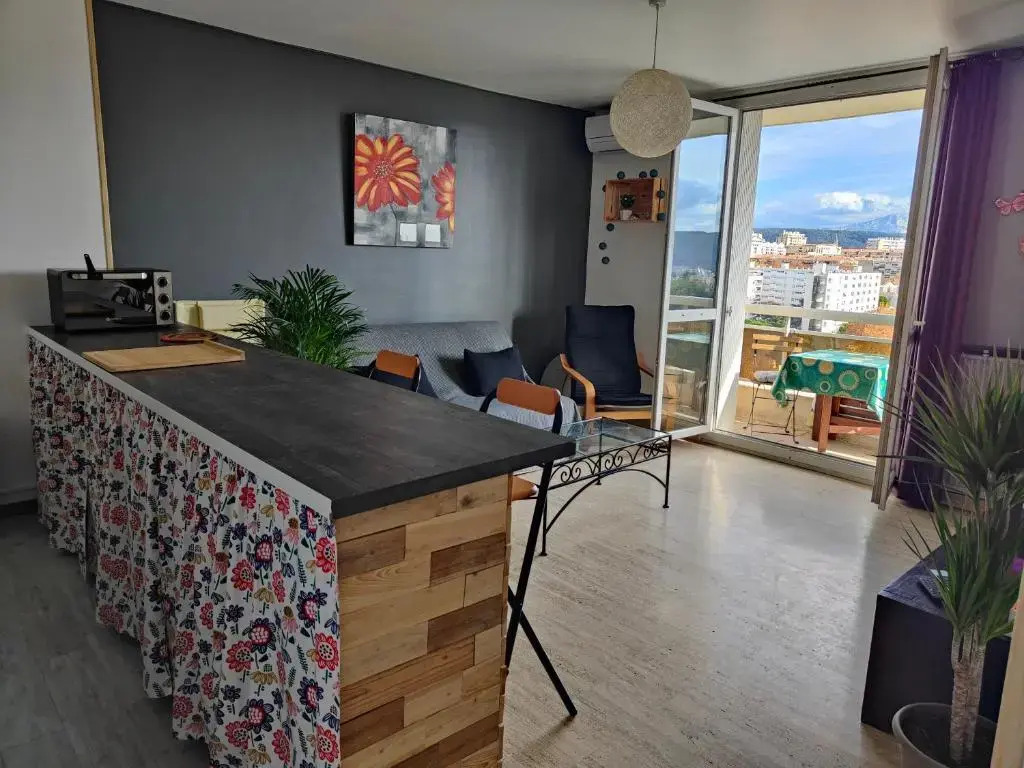 Bel appartement de 42 m2 , 1 chambre , climatisé.