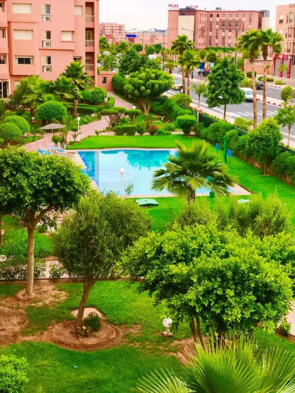 Apartment With 2 Bedrooms in Marrakech, With Wonderful City View, Shared Pool, Enclosed Garden