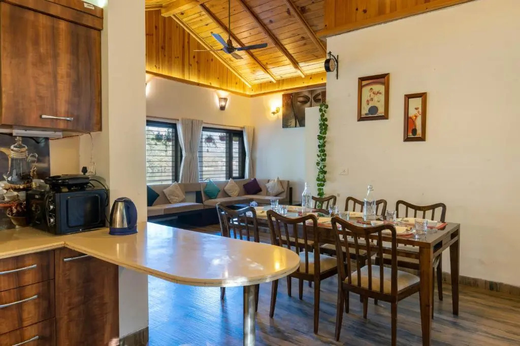 SaffronStays Gardens on the Lake - 2BR pet & elderly-friendly lakefront villa with lawns, bonfire & kitchenette near Nainital