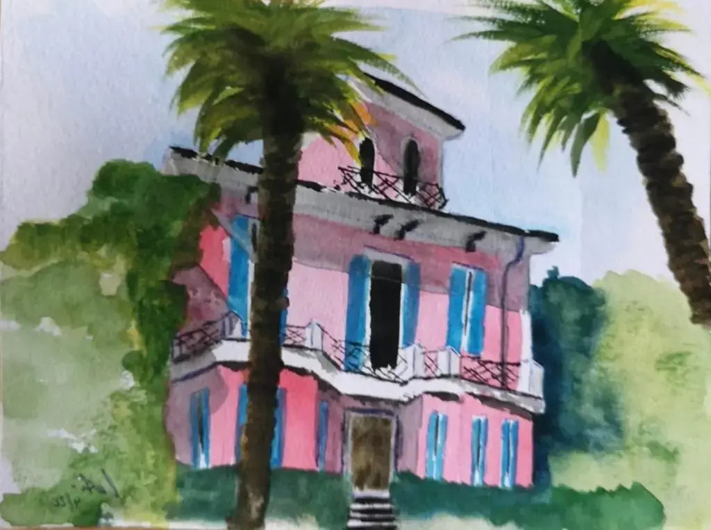 Villa Maria, Lakefront Art Villa on Lake Maggiore