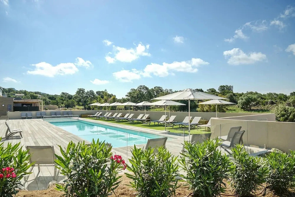 Sun-drenched Corsican Flat