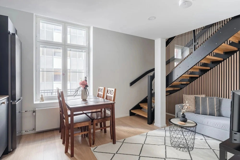 Modern Nordic Loft in Historical Area
