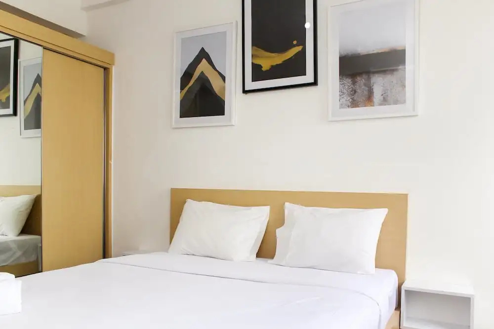 Simple And Comfort Studio At Riverview Jababeka Apartment