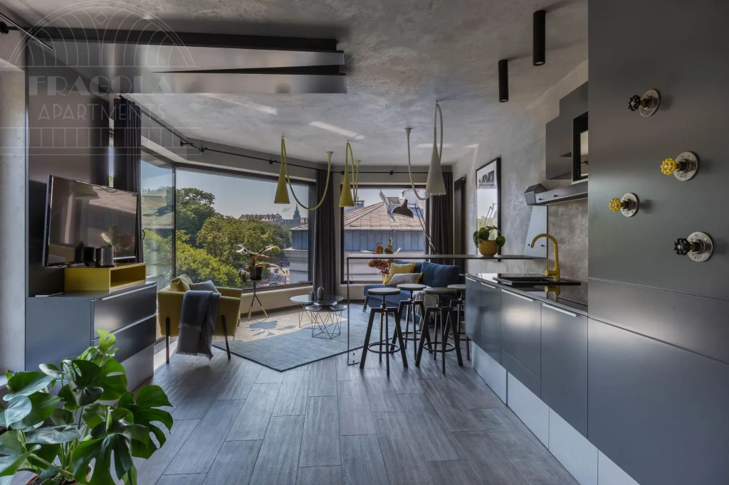 Modern View of Planty Park by Fragola Apartments