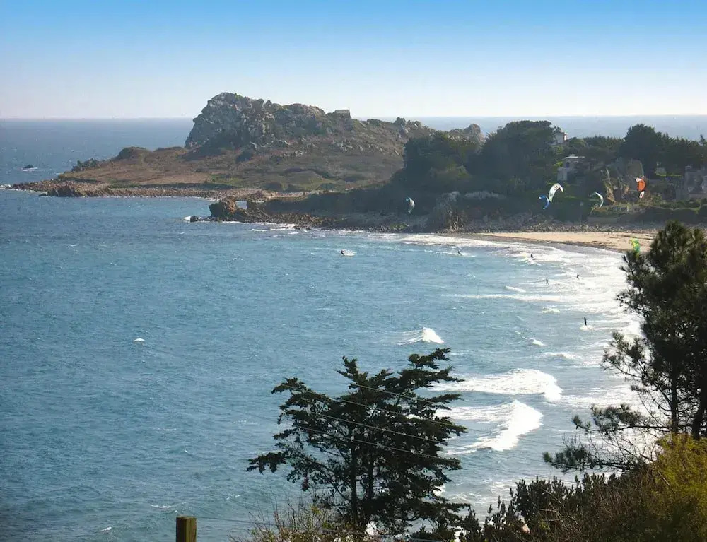 Stone House in Plougasnou Near Sandy Beach