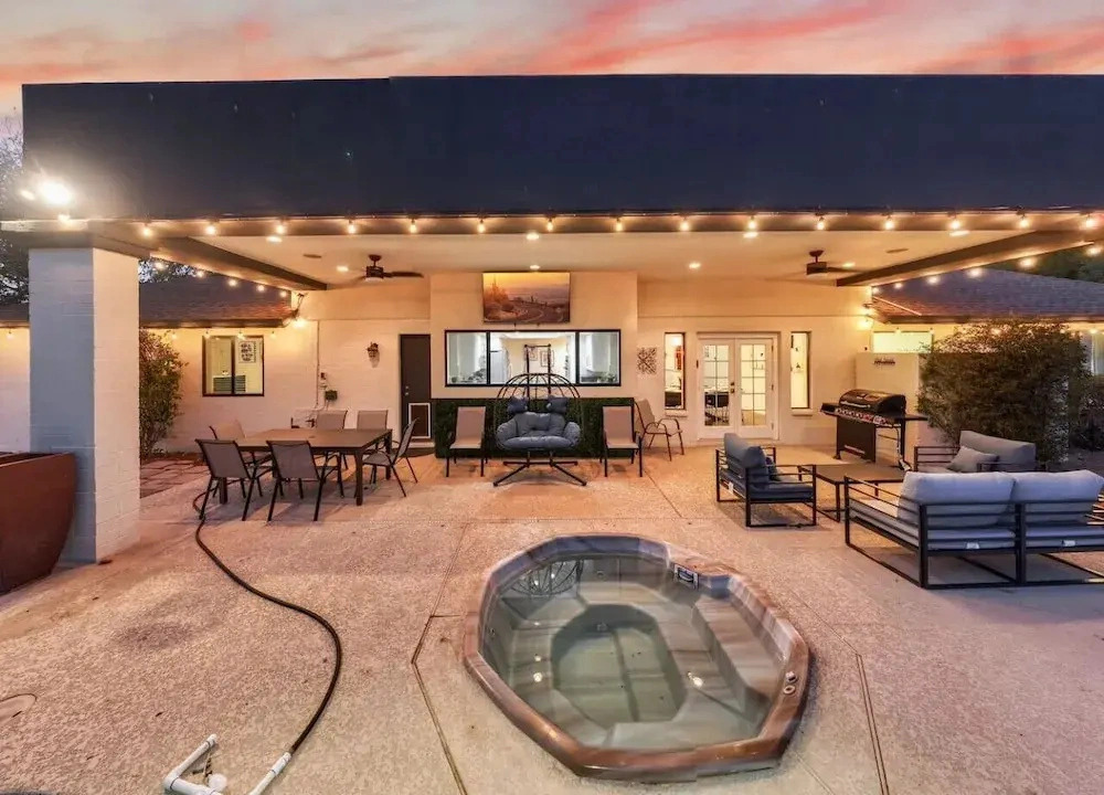Sdaletreehouse Pool Gameroom Firepit