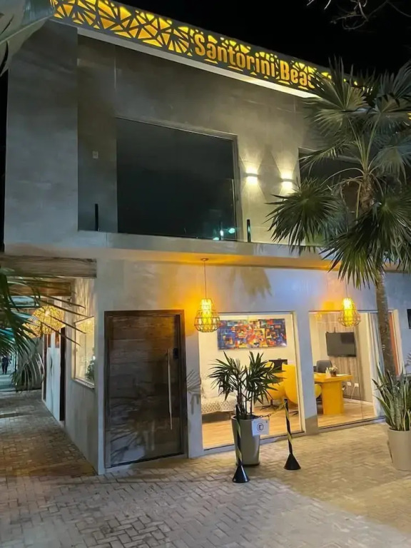 Santorini Beach Hotel - Frente Mar - Pé na Areia