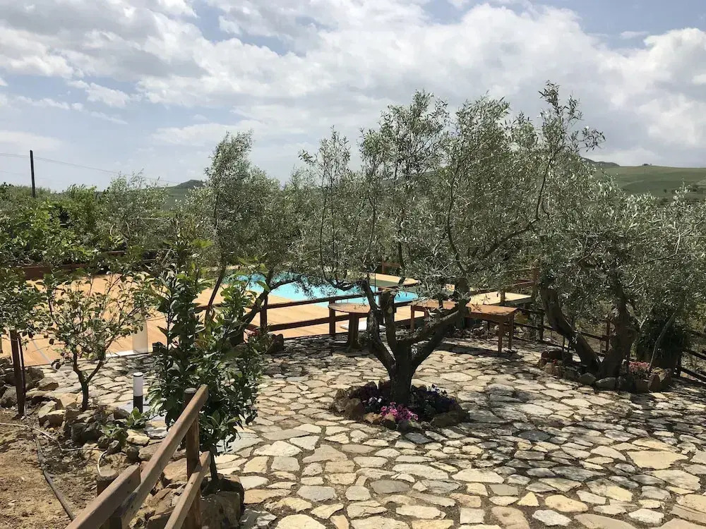 Villa in Alia with Pool & Olive Views
