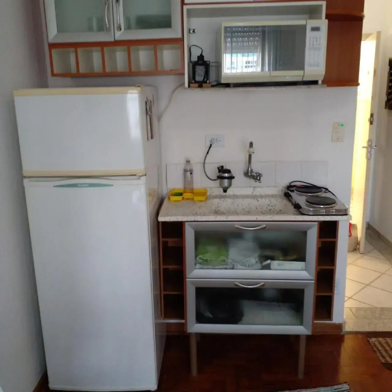 Apartamento 1 dormitório, wifi, ponta da praia - Santos