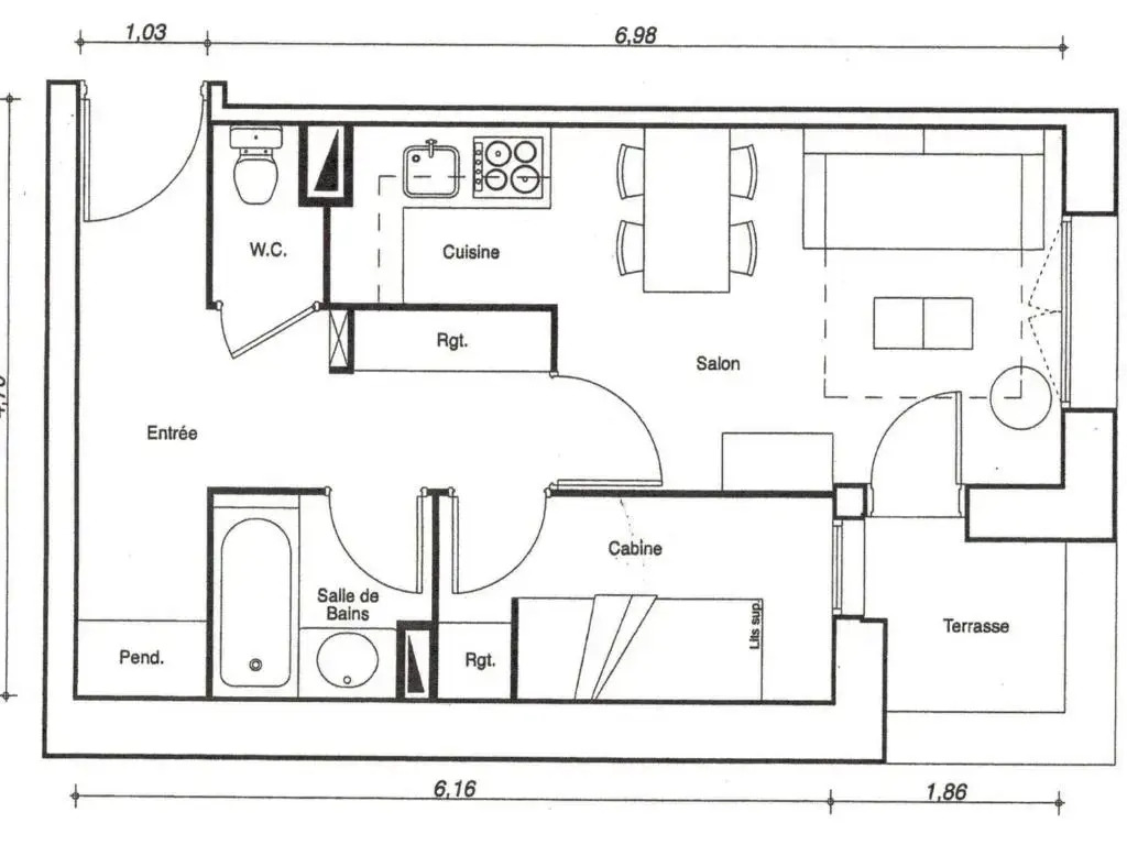 Appartement Belle Plagne, 1 pièce, 4 personnes - FR-1-455-198