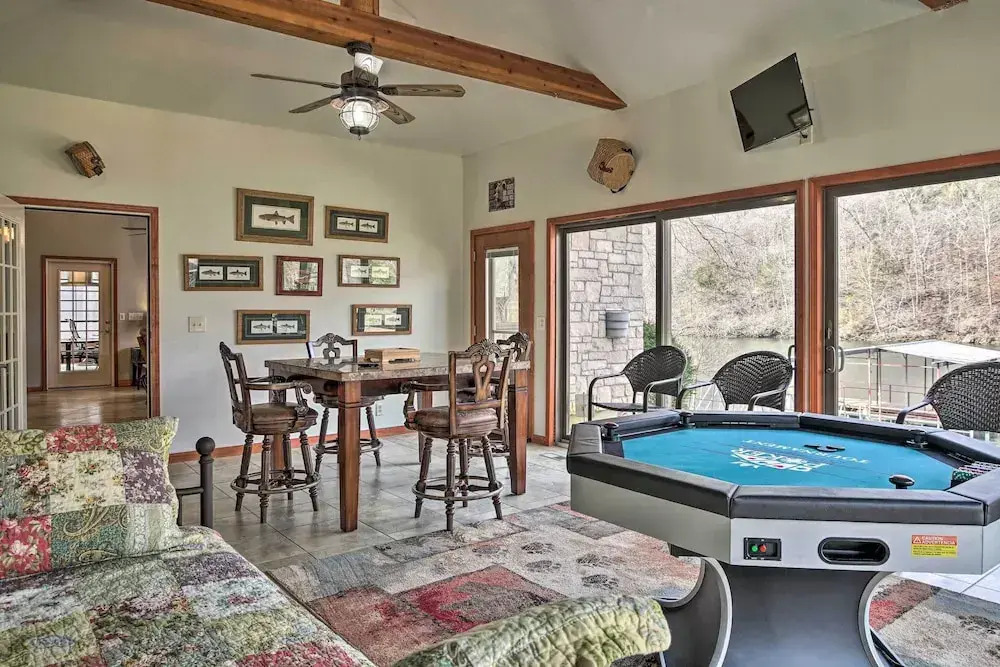 Waterfront Hollister Retreat w/ Dock & Game Room!