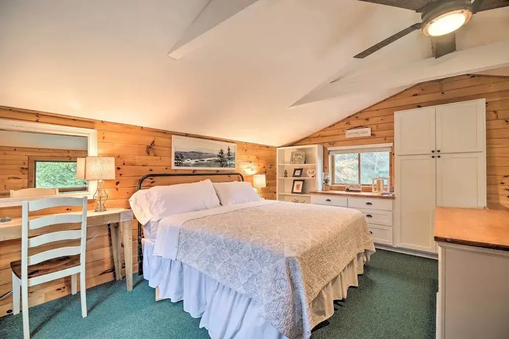 Pet-friendly Adirondack Cabin w/ On-site Lake
