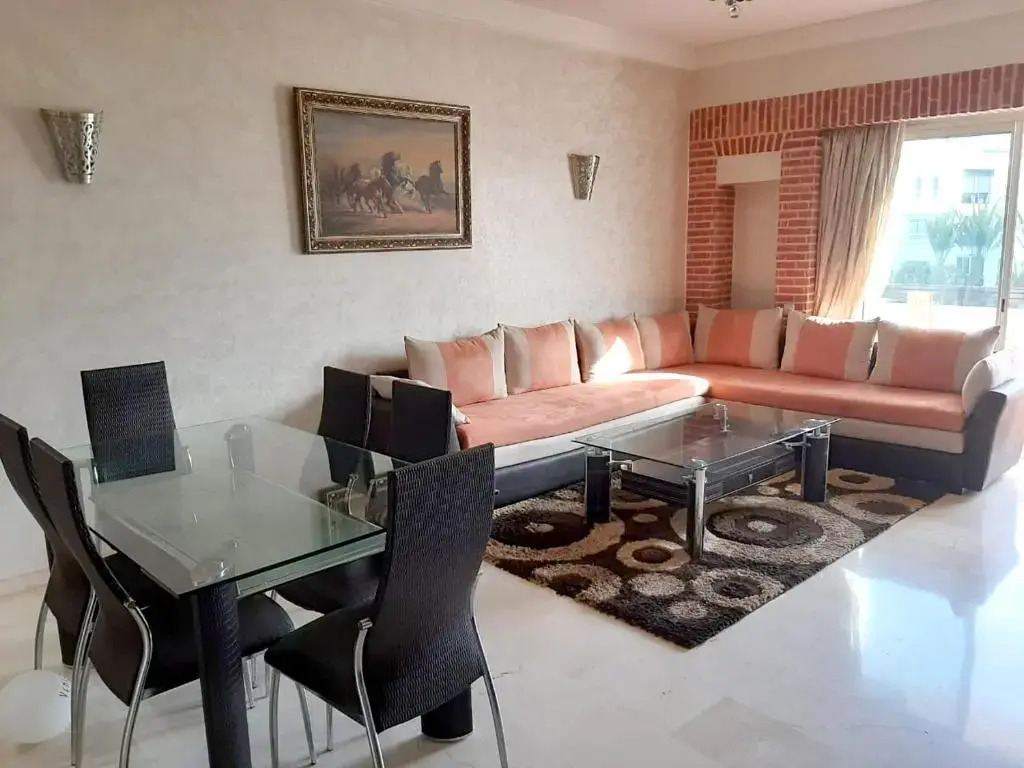 2 bedrooms appartement with sea view shared pool and balcony at Agadir