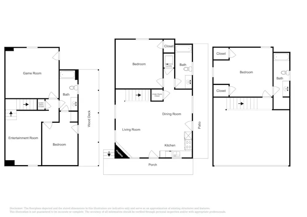 Upper Middle Creek 2 Cabins 6 Bedrooms 6 Bathrooms Cabin