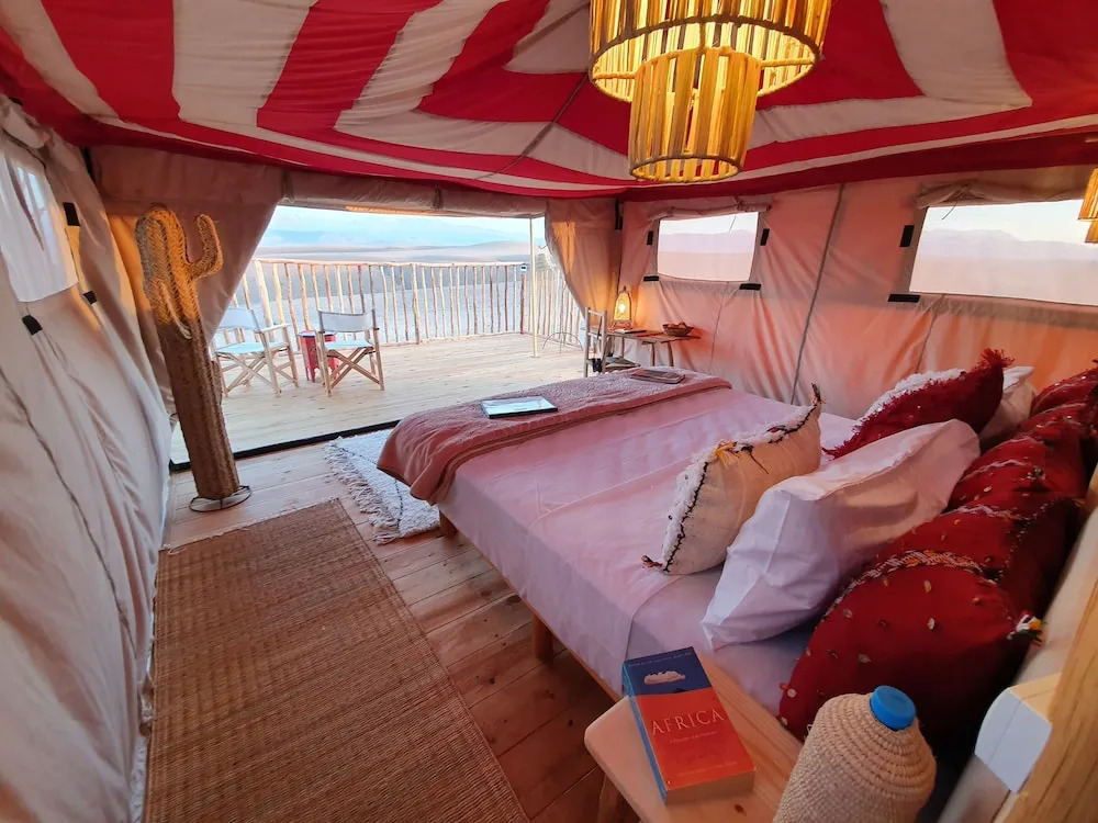 Stargazing Tent at Nkhila Lodge, Agafay Desert Camp