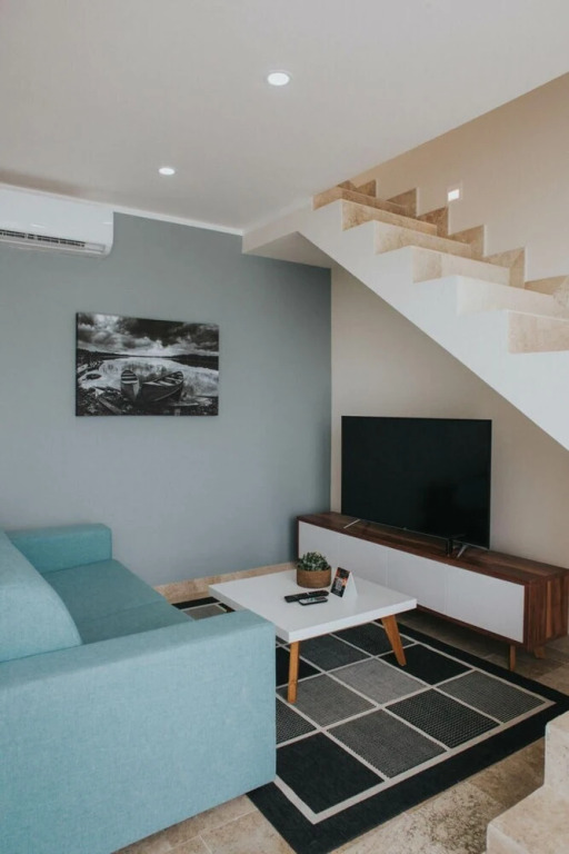Spacious 2 BR Aldea Zama Private Pool Movie Cinema Gym