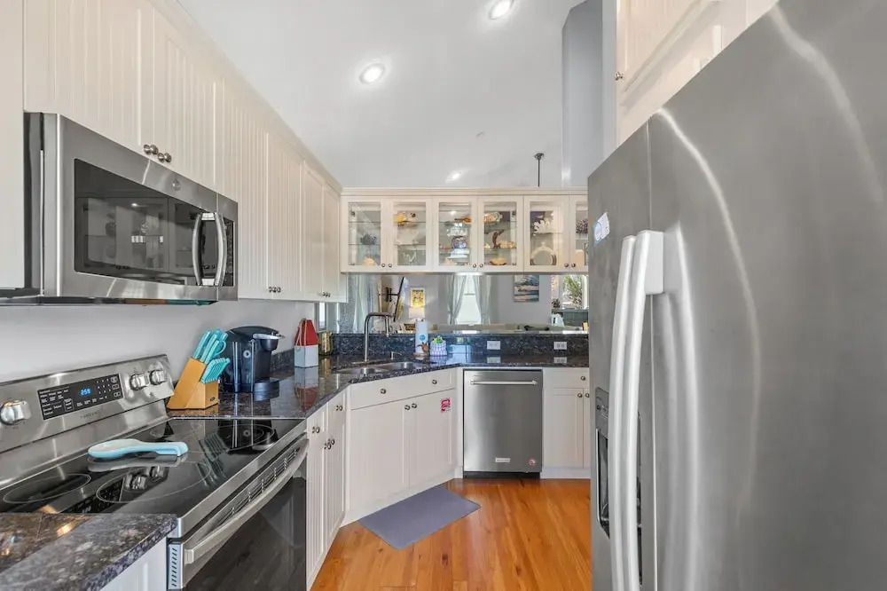 Seafoam Beautiful 3BR Home With Heated Private Pool - 4 Min Walk to Beach!