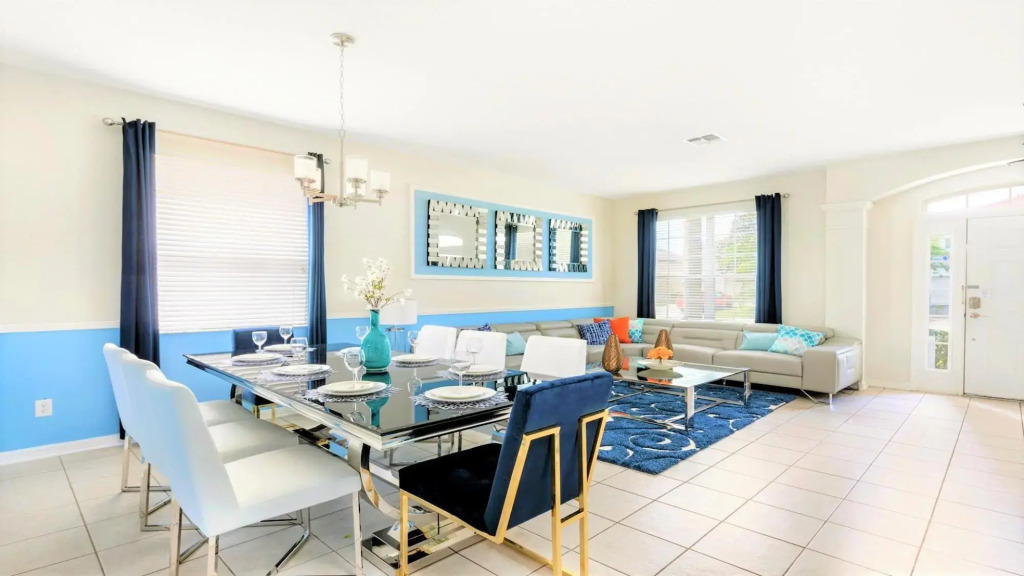 Lakefront 6BR Villa w Pool SPA 2 Miles to Disney
