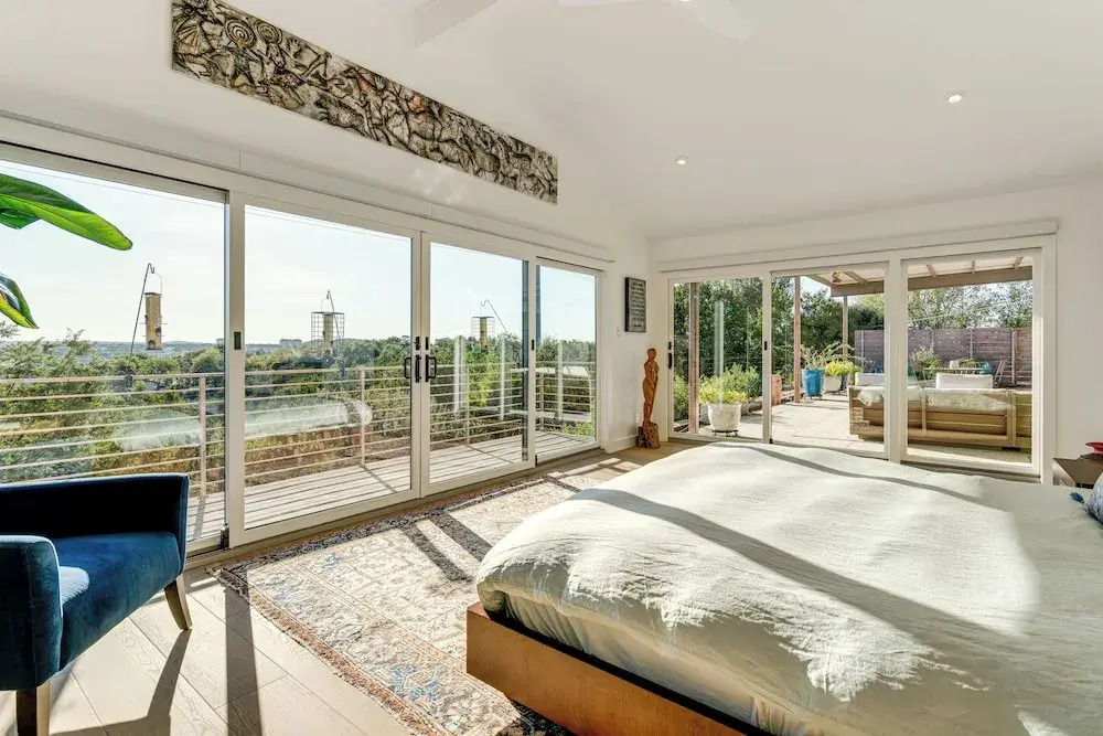 Luxe Mid-century Austin Home w/ Canyon Views