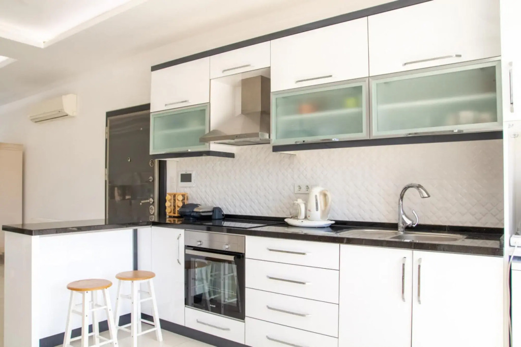 Sleek Villa with Private Pool and Garden in Cesme