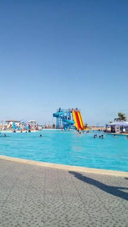 lazorde Bay chalet sea and pool view