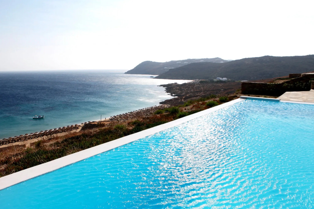 Amazing view Mykonian Villa with 5 bedrooms and pool