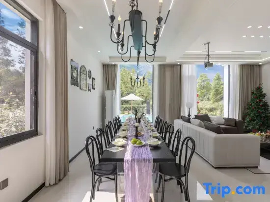 Xicun Villa Private Hot Spring Villa Garden Swimming Pool Standalone Villa (Qingchengshan Branch)