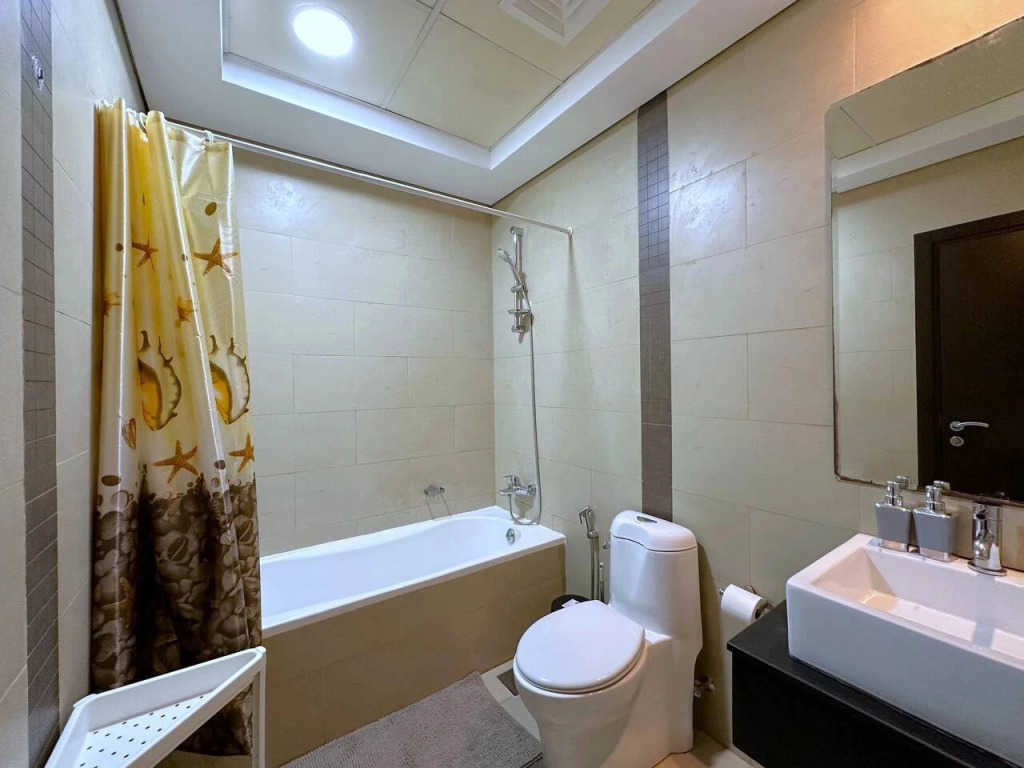 Апартаменты Marina 1BR Rooftop Pool Steps to JBR Beach
