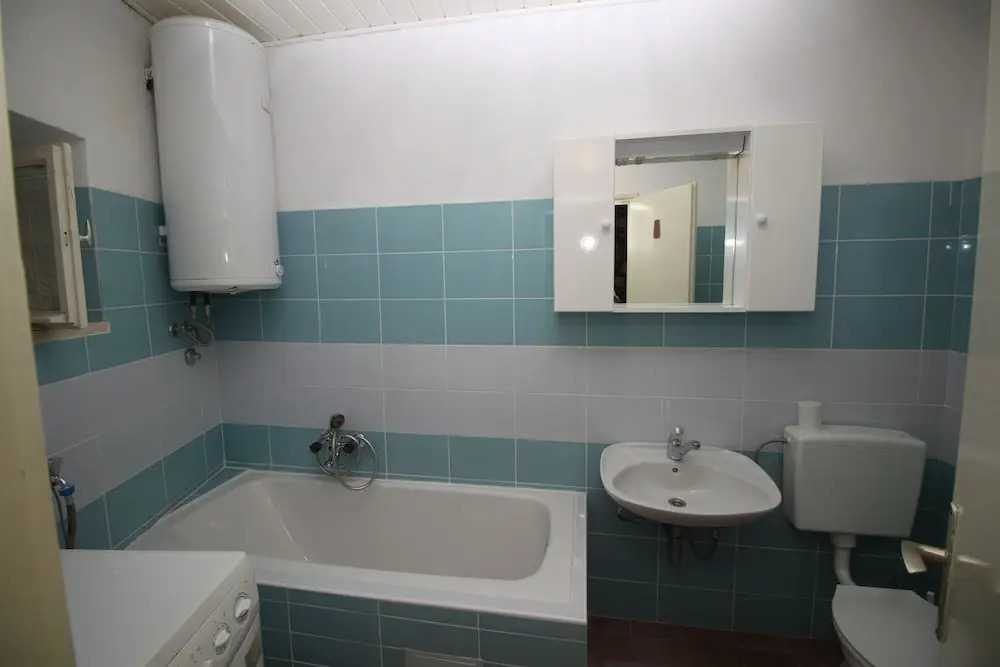 Very Spacious White Croatian Stone Seafront House With Secluded Enclosed Garden