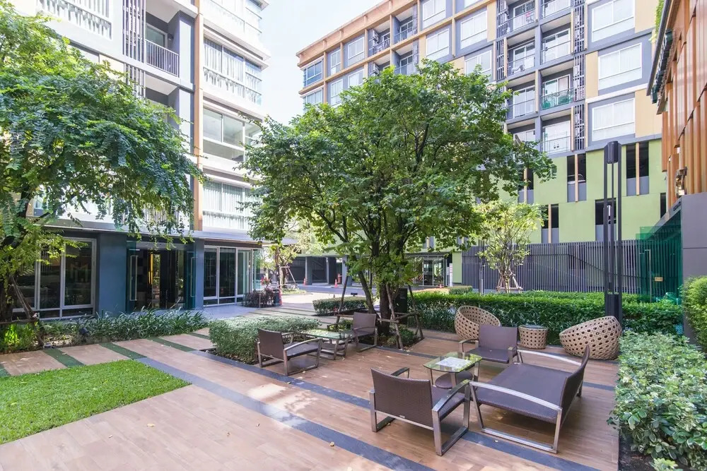 Near BK University Quiet Condo in Rama4 bkb130