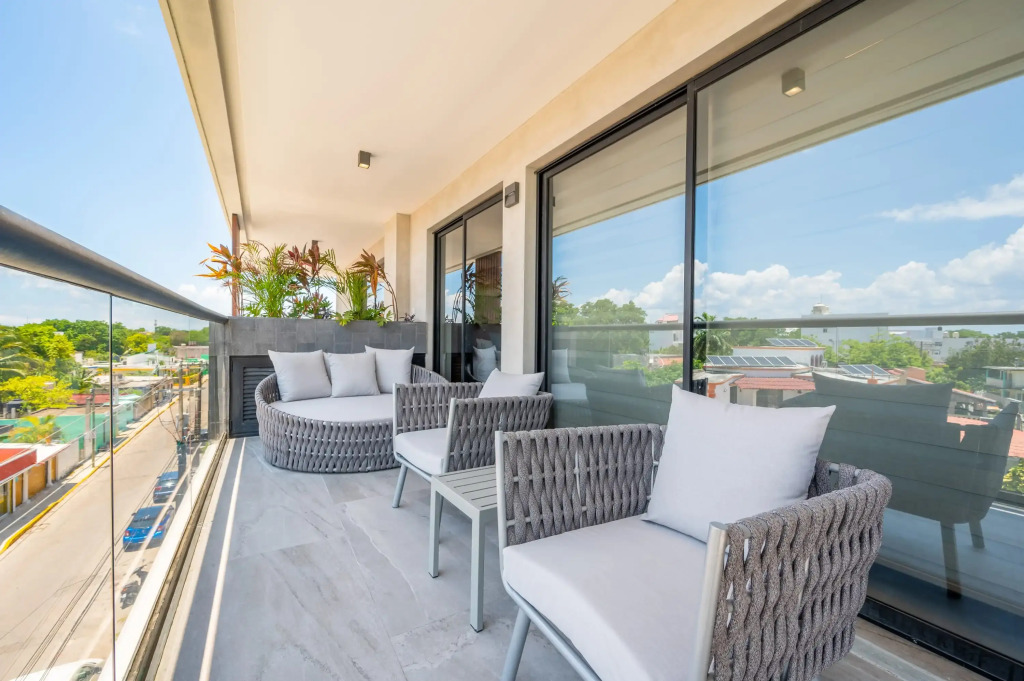 Kippal Bacalar Bedroom Balcony