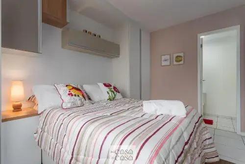 TOP 2 Quartos COMPLETO com Area de LAZER - Estacionamento, Portaria 24h, Wi-Fi 35mbps, Netflix, Utensílios de Cozinha e Sossego