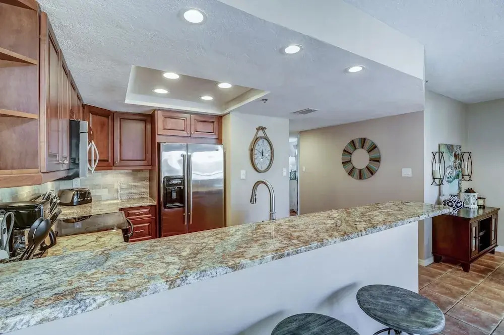 New Listing! Beachfront Perch W/ Pool & Balcony 2 Bedroom Condo
