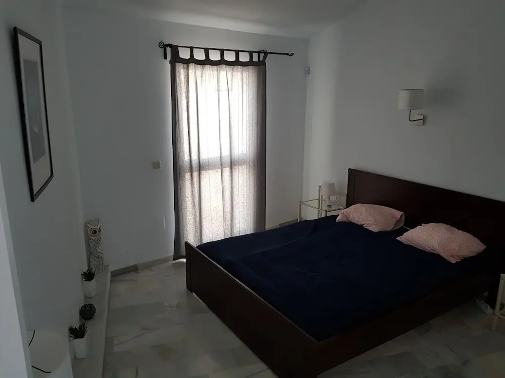 Sunny and spacious apartment with own entrance to pool