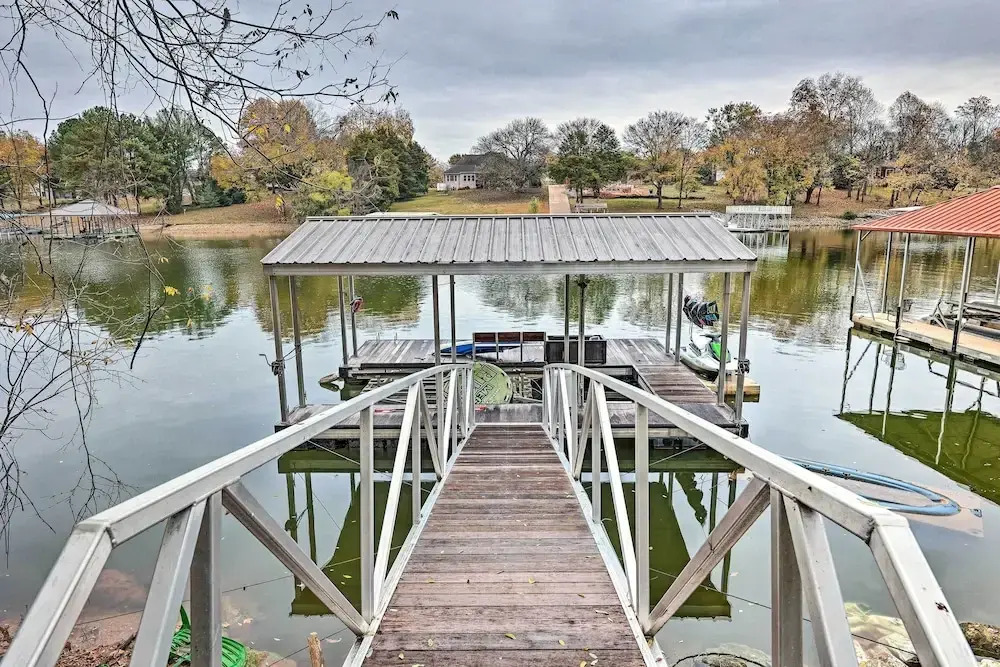 Hot Tub + Dock! Spacious Lakefront Retreat