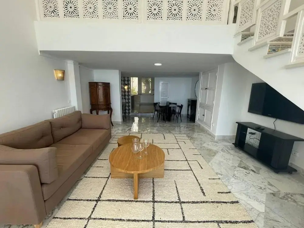 Le Paradis Bleu Luxueux Duplex Avec vue mer