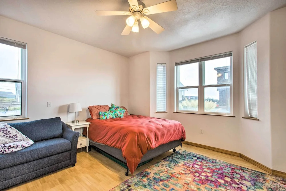 Walk to Beach: Pacific City Home w/ Bay Views!