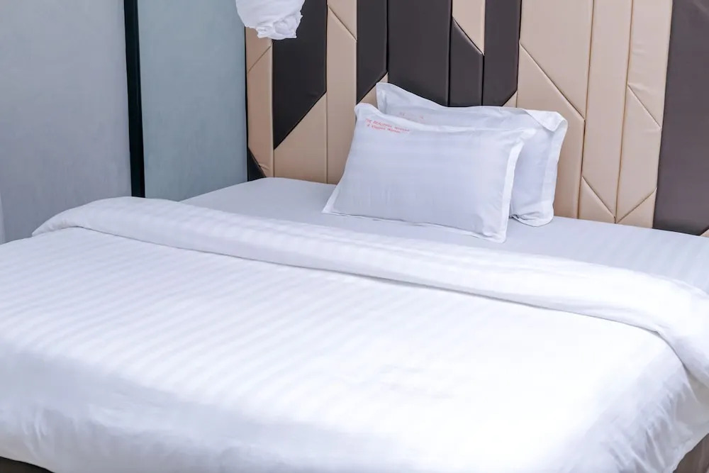 Beautiful woman hotel