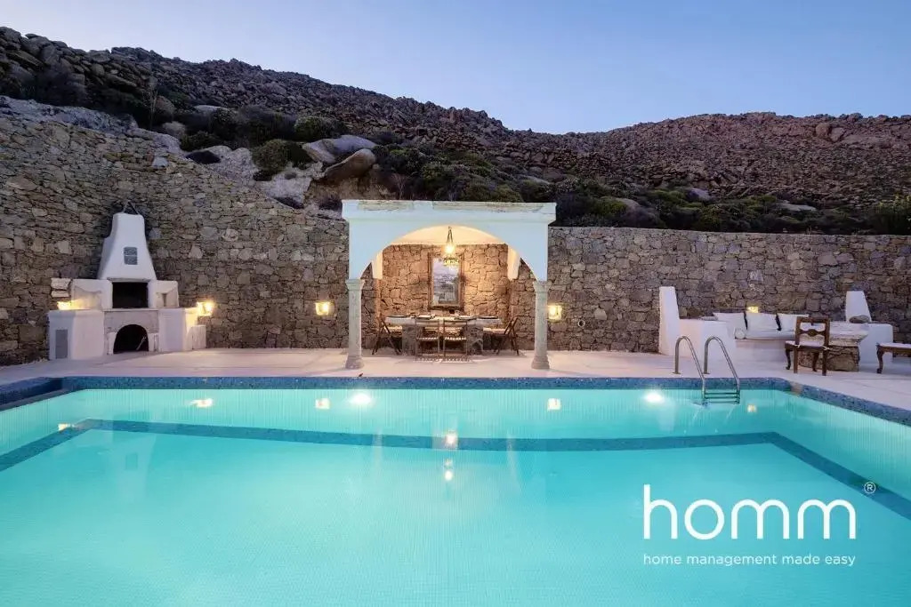 Cheerful Pool Cycladic homm 8ppl Mykonos