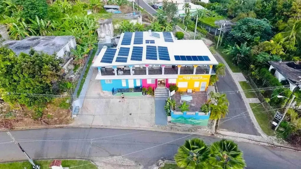 Solar Powered Near Ferry to Culebra