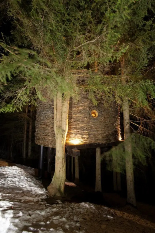 Cabane entre terre et ciel