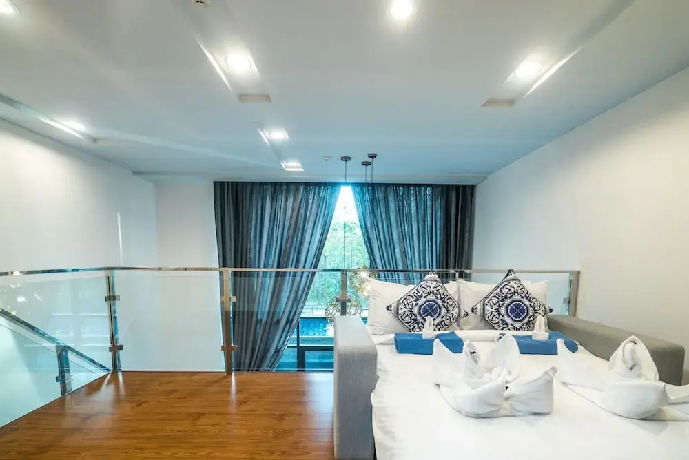 Aristo 216 - Pool Access Duplex in Surin Condo for 4 People