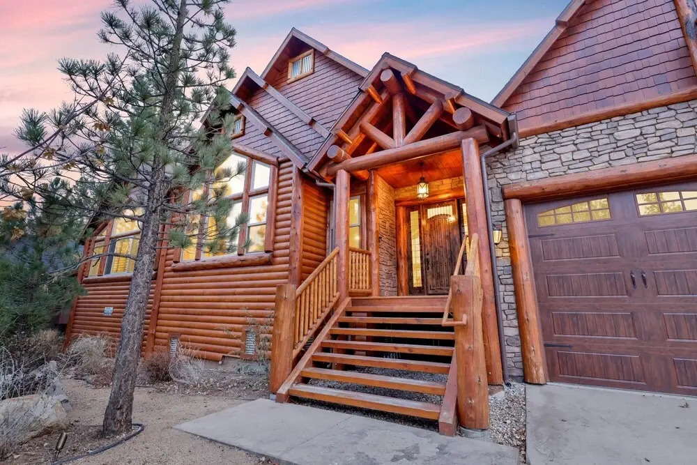 1750-heavenly Log Home 4 Bedroom Chalet by Redawning
